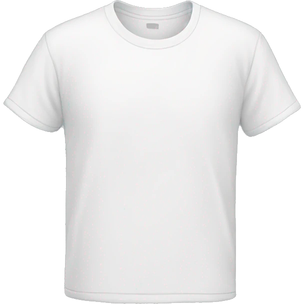 white t-shirt emoji