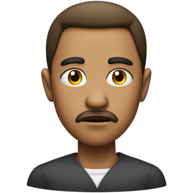 The most brutal side eye  emoji