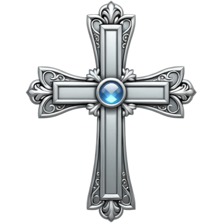 metal elegant cross emoji
