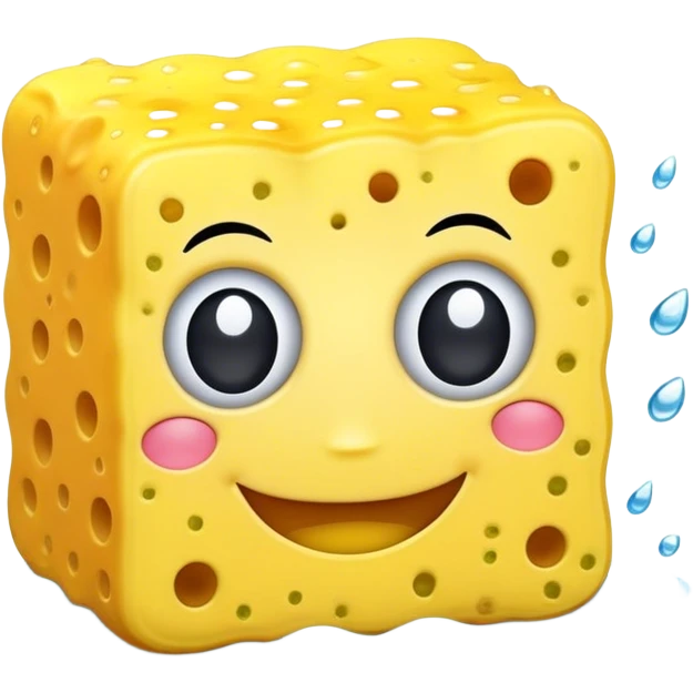 Esponja sonriendo  emoji