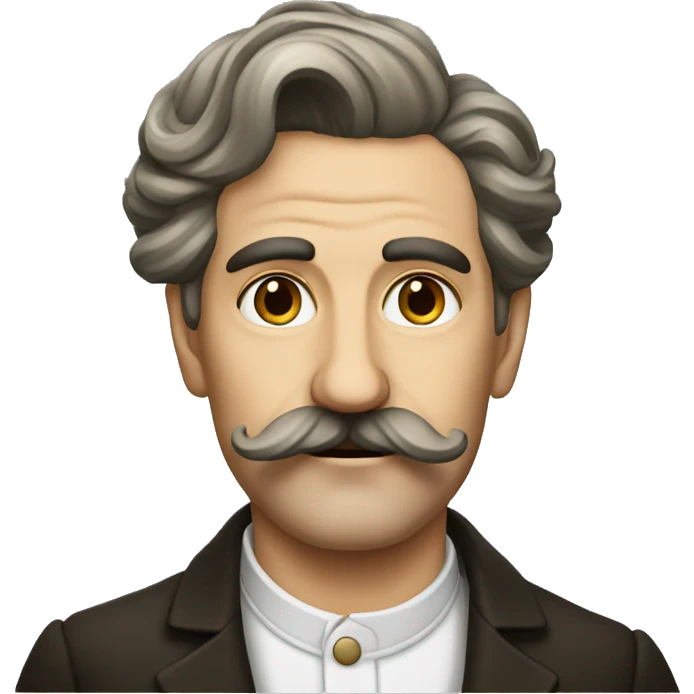 austrian painter with a mustache emoji