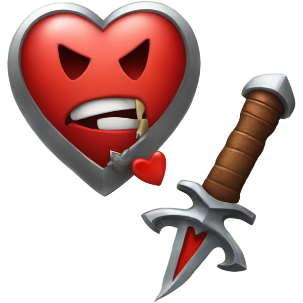 Heart with dagger emoji