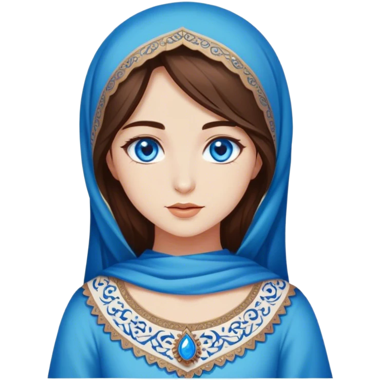 Turkish beautiful finish Konya girl blue eyes and brown hair emoji