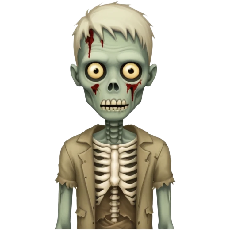 skinny zombie emoji