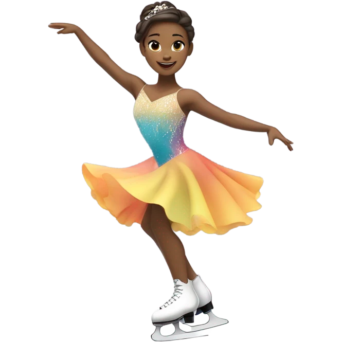 girl figure skating emoji