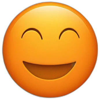 orange circle emoji