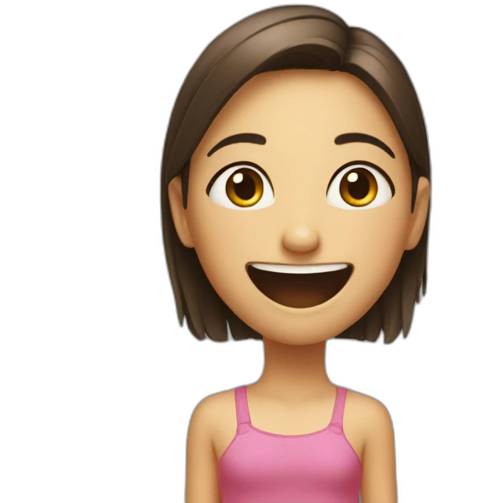 Laugh eva girl emoji