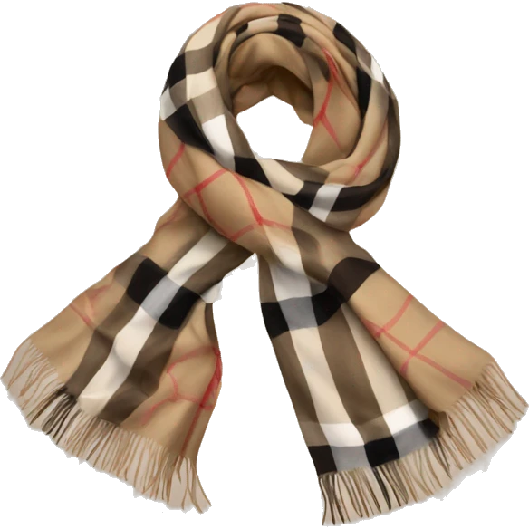 Burberry scarf  emoji