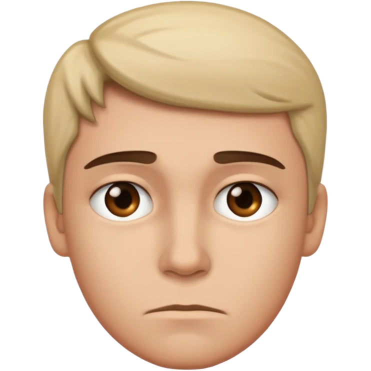 Cara de ligera desaprobacion emoji