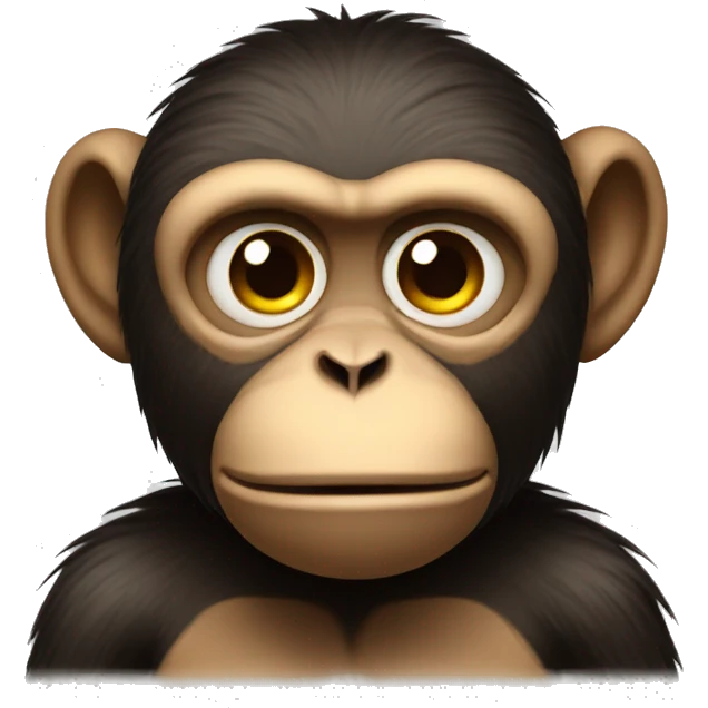 Apple's emoji monkey: sad  emoji
