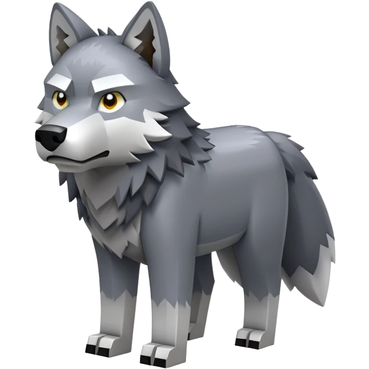 Minecraft wolf emoji