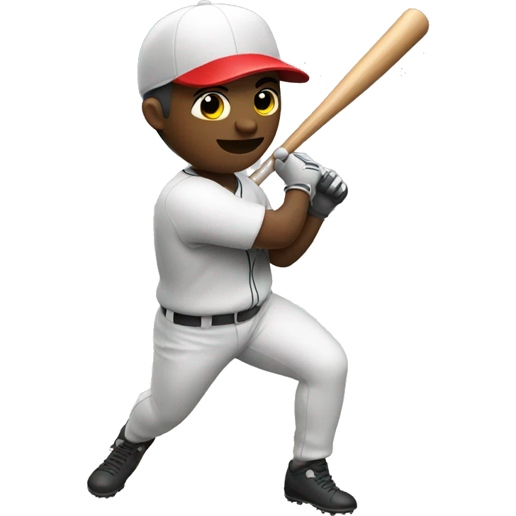 Gay man playing baseball emoji