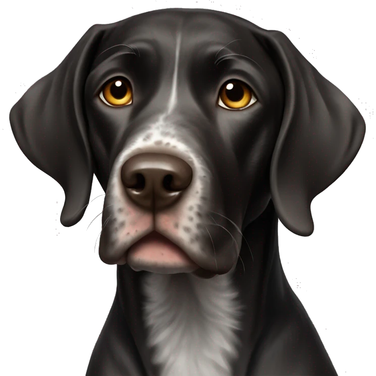 black german short hair pointer emoji
