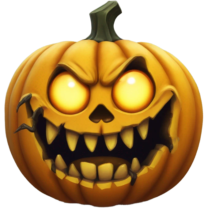 Evil pumpkin  emoji