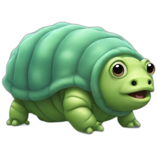 tardigrade with shrek face emoji