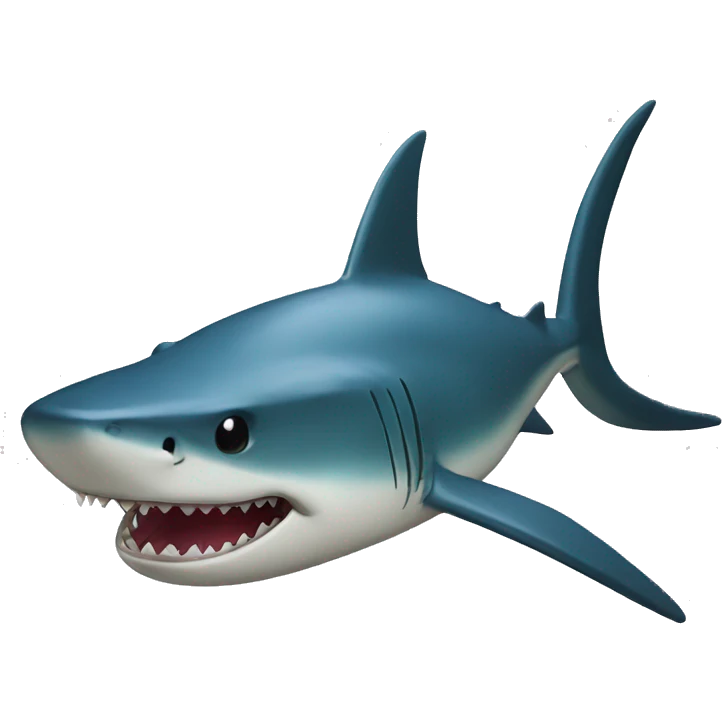 Tiburón tomando  emoji