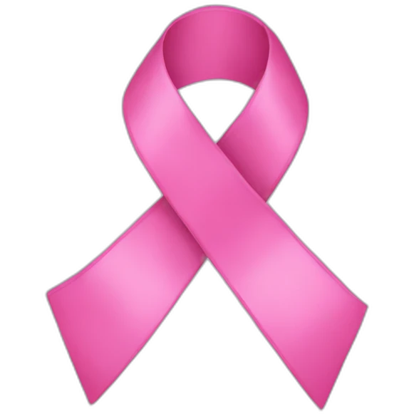 Pink ribbon emoji