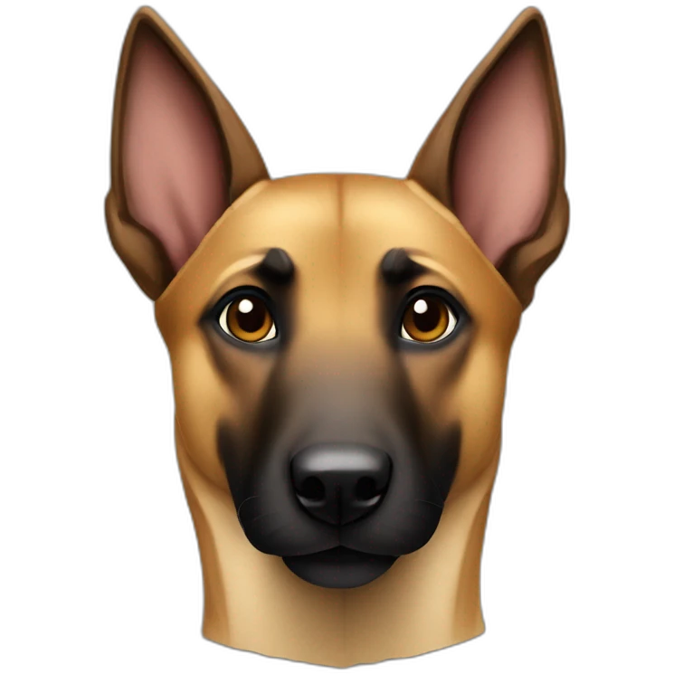 Malinois kangourou emoji