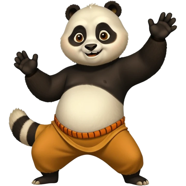 kung fu panda whole body emoji