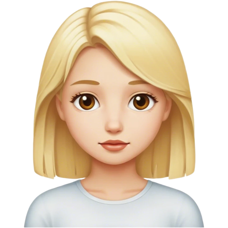 Blonde girl  emoji