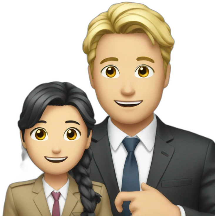 Tokyo toni with an interviewer meme emoji