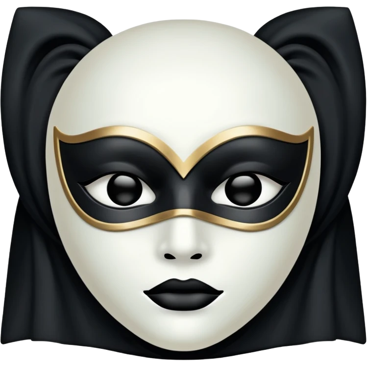 Vessel from Sleep Token, masked figure, dark and mysterious emoji
