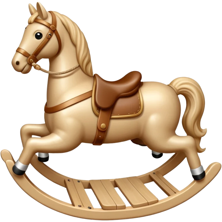 beige Rocking Horse emoji