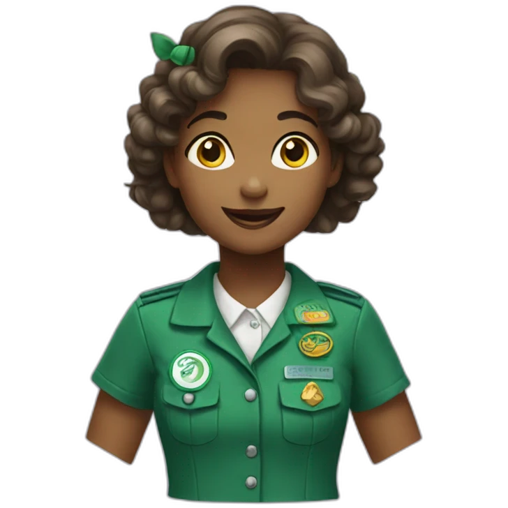 girl scout smiley emoji