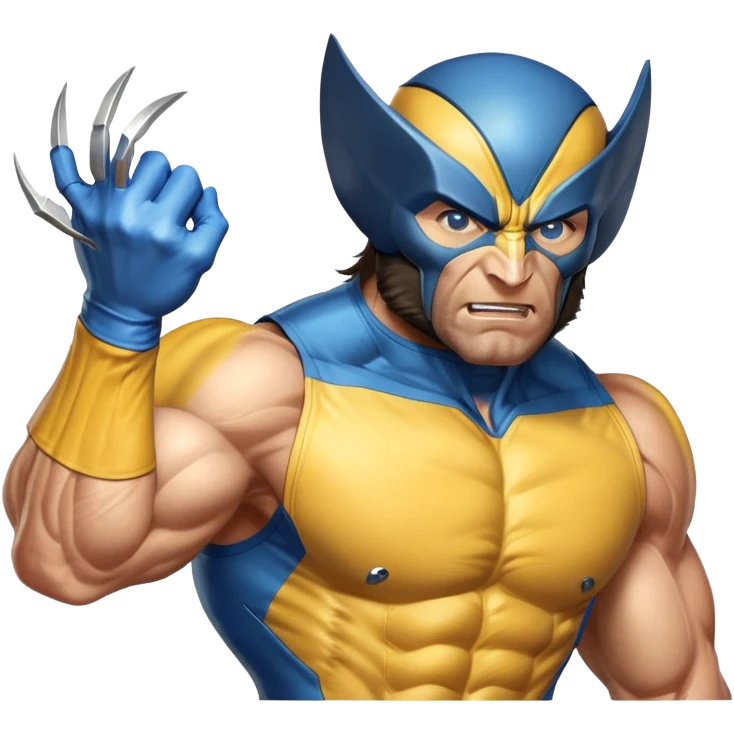 x men wolverine emoji