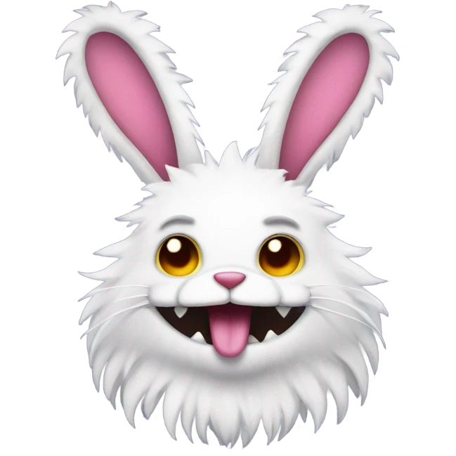 Bunny monster emoji