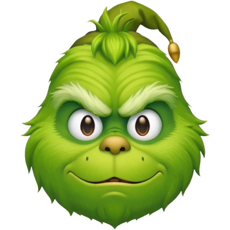 Grinch like emoji