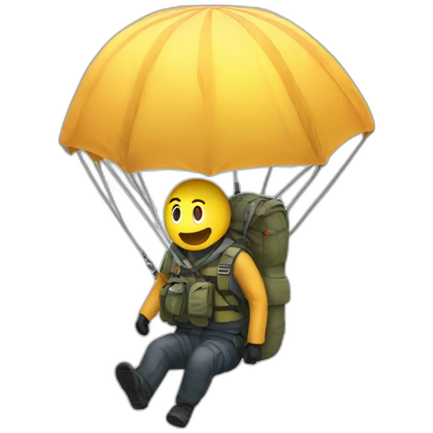 main in broken parachute emoji
