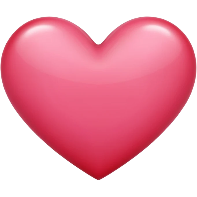 pinkish red heart emoji