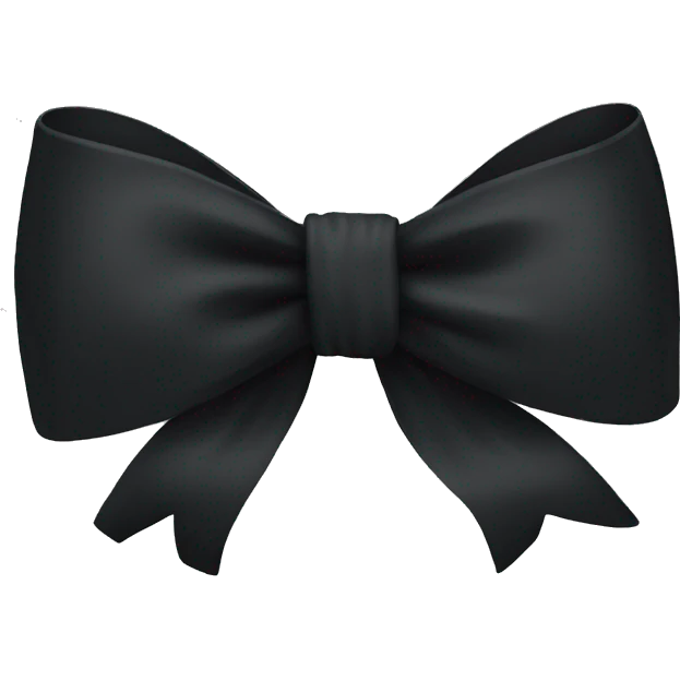 black bow emoji