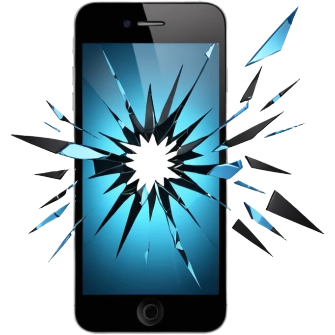 Cracked Screen of phone  emoji