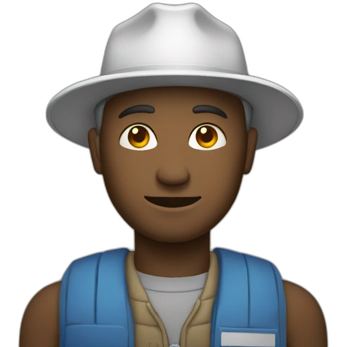un homme soulevant des haltères emoji