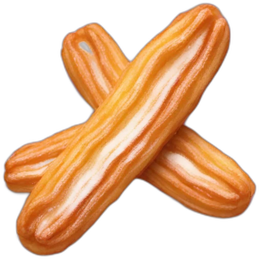 churros on a pink plate emoji