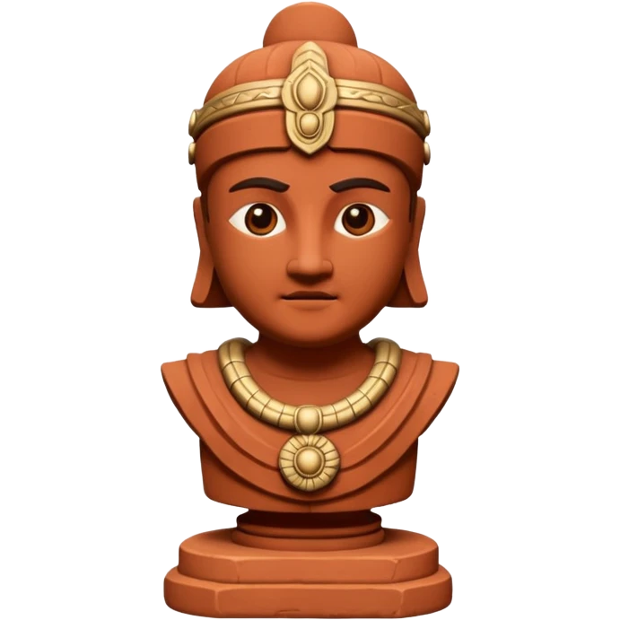 Terracotta guardian,Museum Statues. emoji