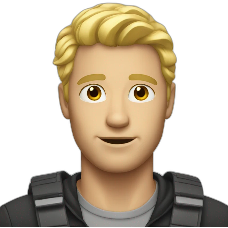 blonde haired man emoji