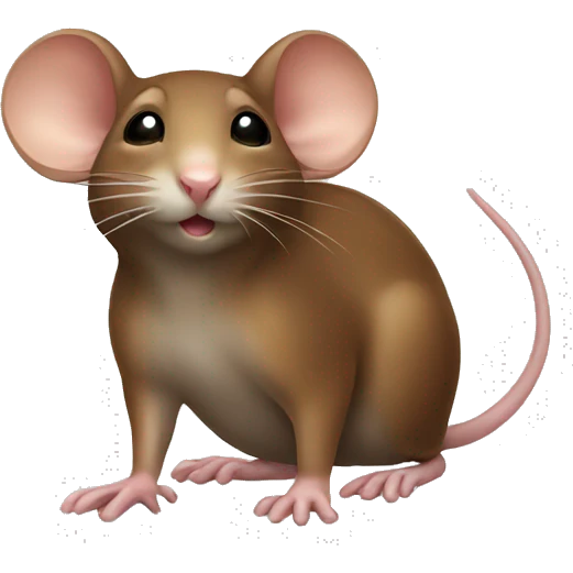Brown mouse  emoji