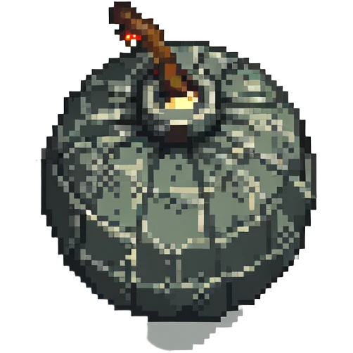 low poly bomb power up item emoji