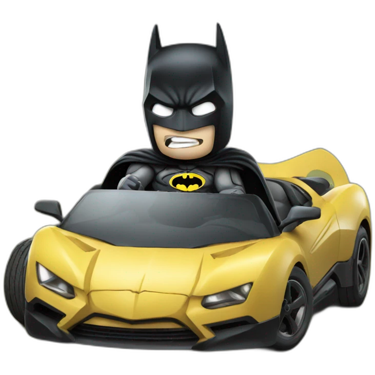 batman eating a car emoji
