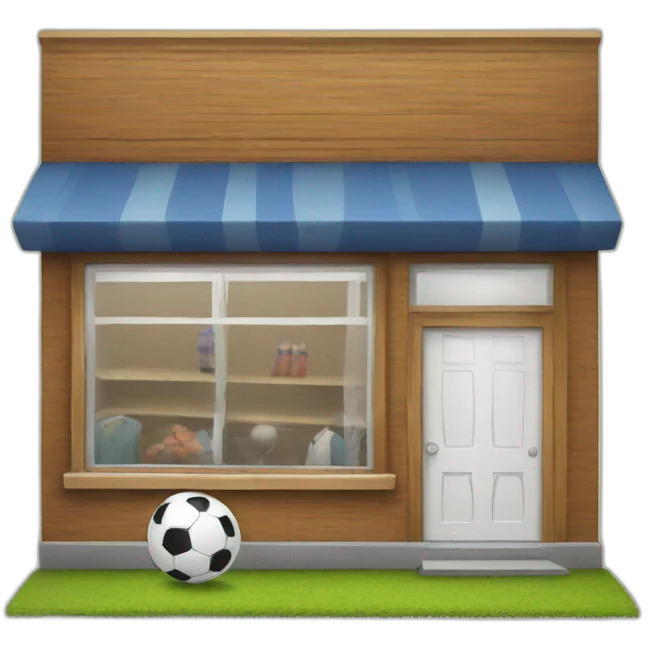 soccer shop emoji