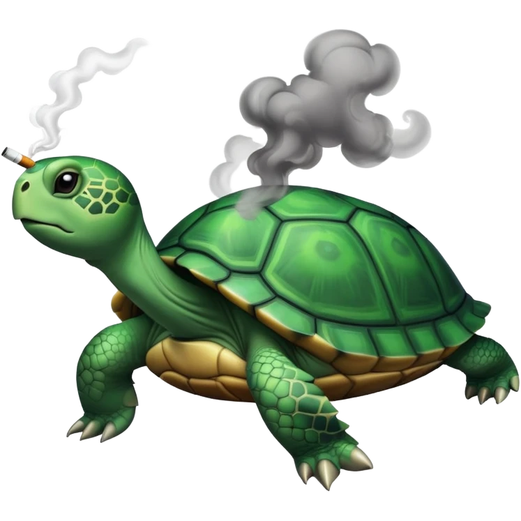 Smoking turtle  emoji