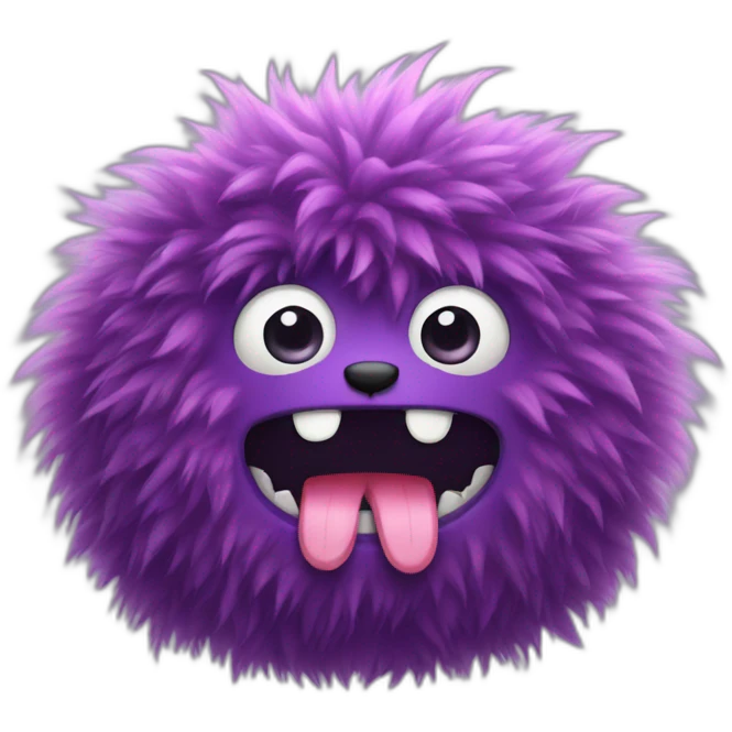 Fluffy monster emoji