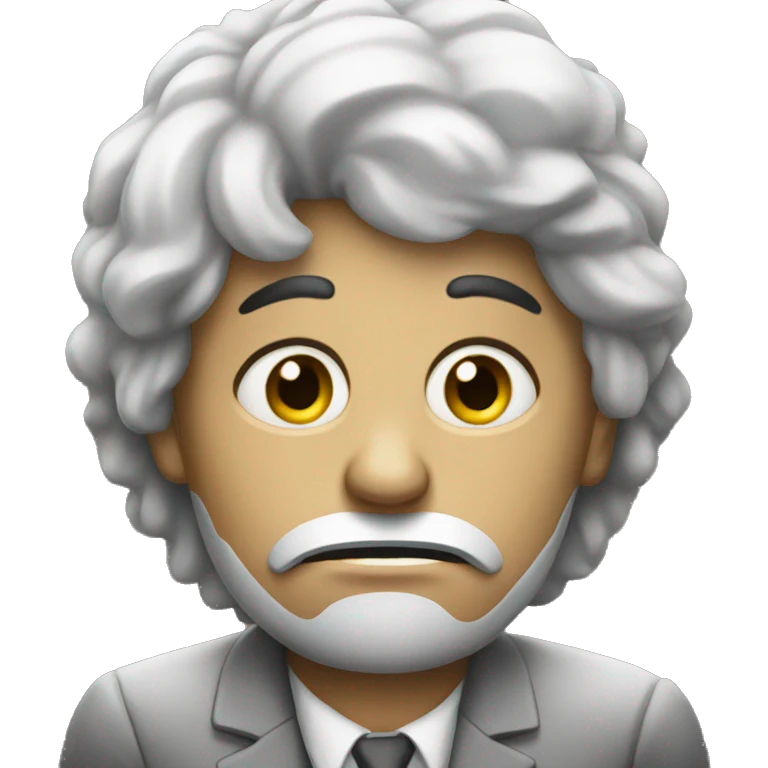 sad due to corporate work emoji