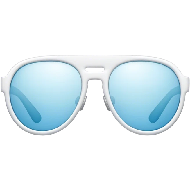 thin white modern sunglasses emoji