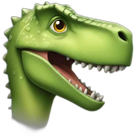 A cool dinosaur emoji