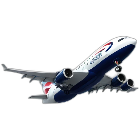 british airways plane taking off emoji