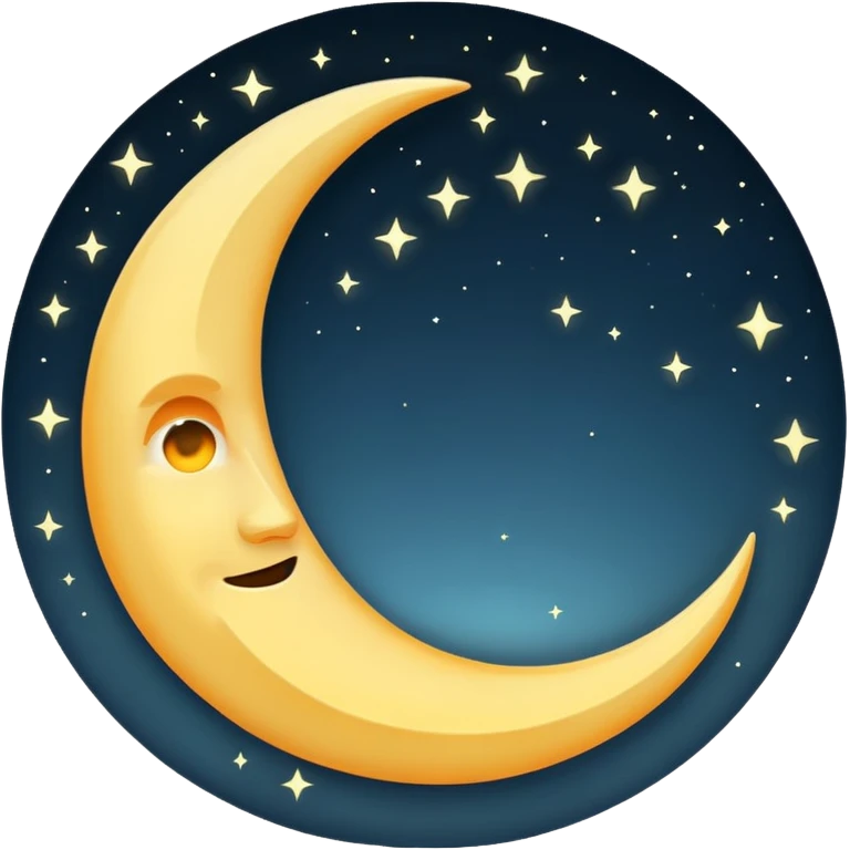 HALF MOON  emoji